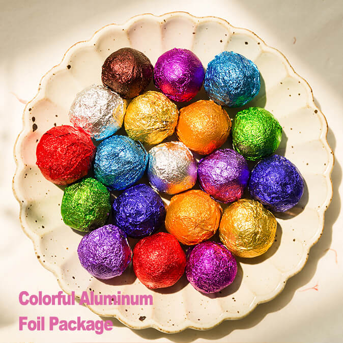 Blooming tea-colorful aluminum foil package