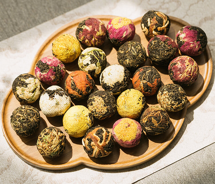 flower tea balls
