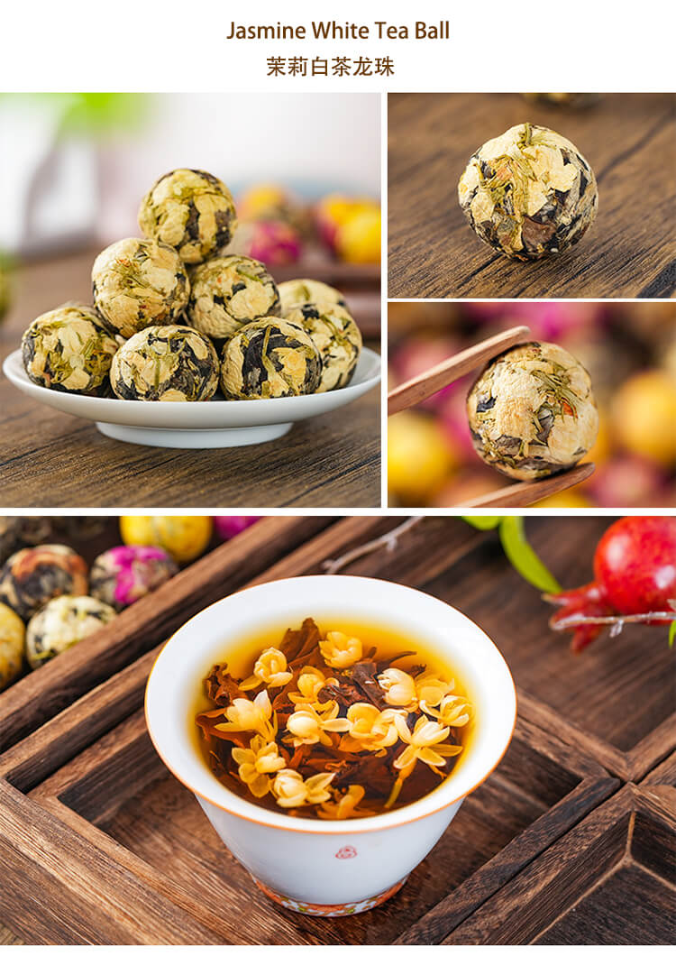 Jasmine white tea ball