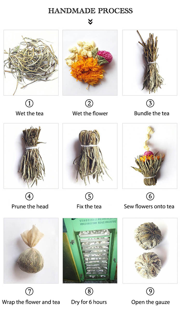 Artistic Flower Tea handmade process