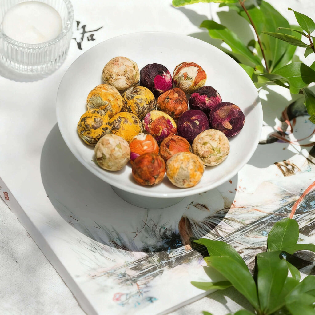Blooming Tea Flowers