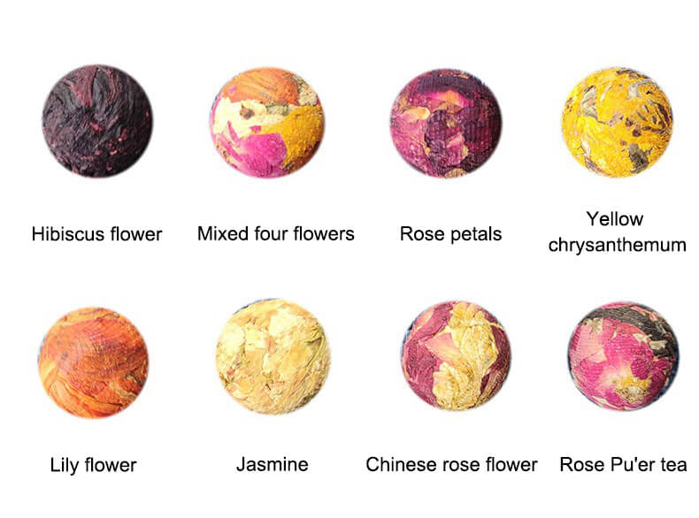 Blooming tea display