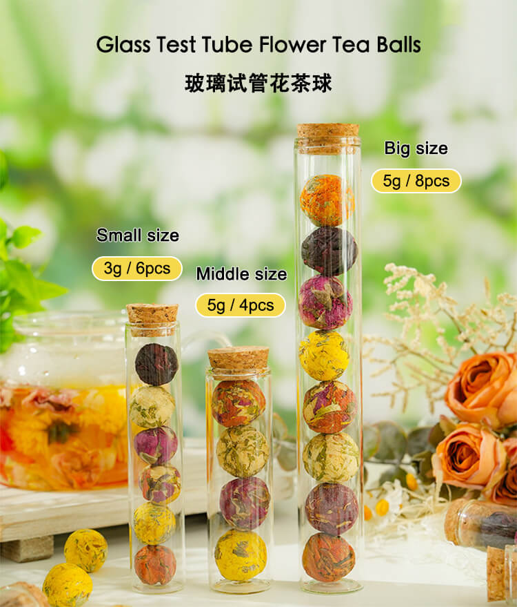 Dragon ball flower tea