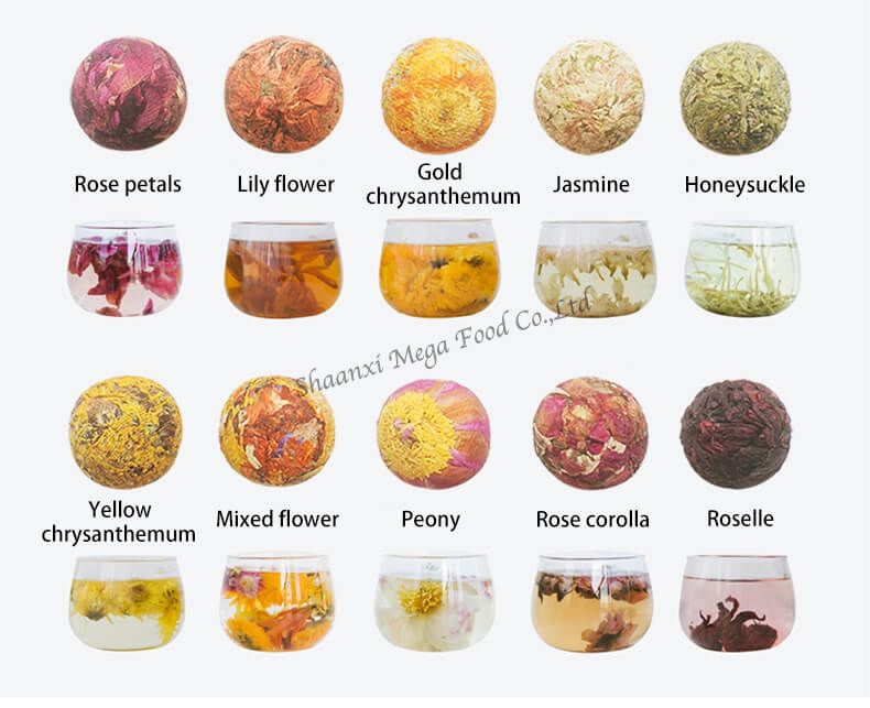 Dried Flower Tea Blooming