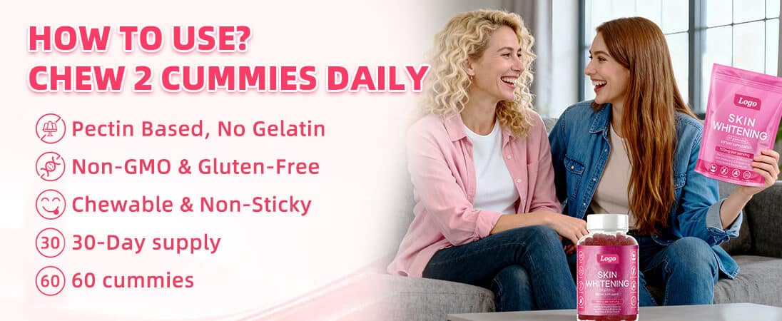 Custom beauty supplement gummies