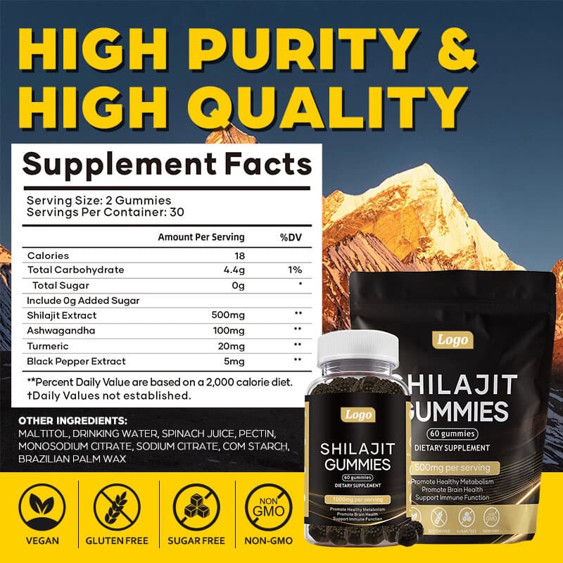 Bulk Shilajit Gummies Supplier