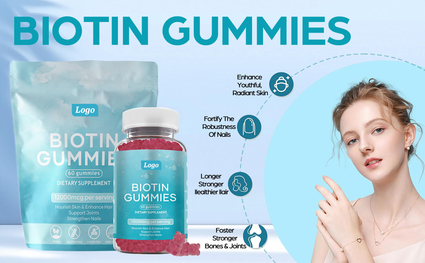 hair biotin gummies