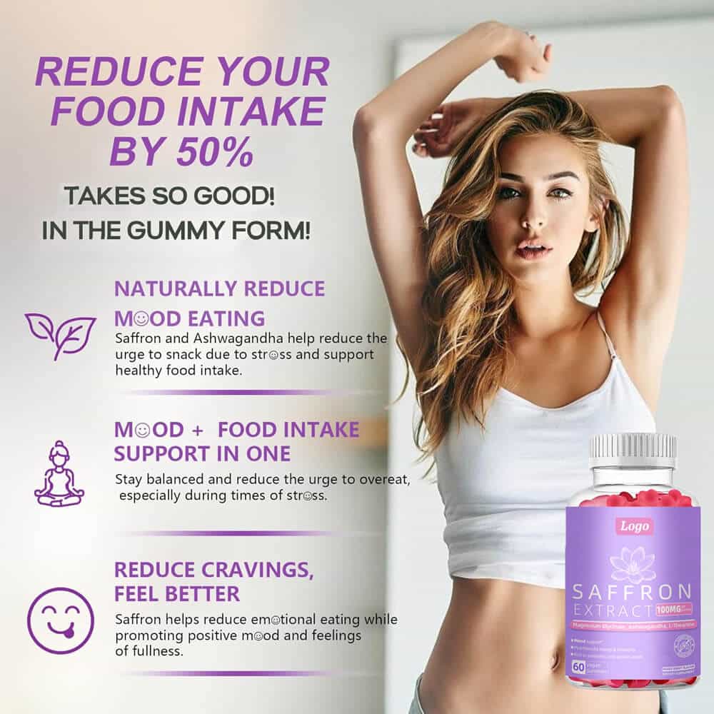 saffron mood support gummies bulk